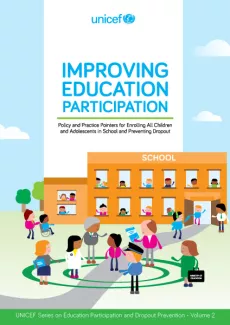Cover image of the improving education participation report